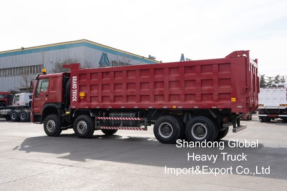 HOWO 8×4 dump truck z silnikiem o mocy 380 KM i ciężkim podwoziem do górnictwa i budownictwa