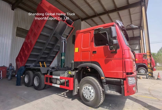 Nowy Sinotruk HOWO 30 Ton Ciężki Samochód Ciężarowy Sino Cargo 6X4 371KM 380KM 400KM Terenowy Wywrotka / Wywrotka / Samochody Wywrotki
