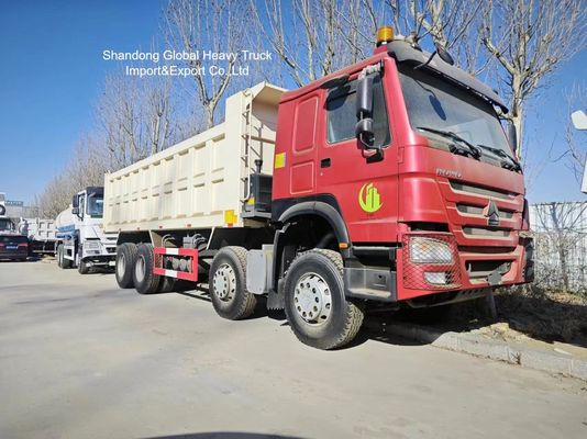 HOWO 8×4 dump truck z silnikiem o mocy 380 KM i ciężkim podwoziem do górnictwa i budownictwa