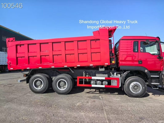 Nowy Sinotruk HOWO 30 Ton Ciężki Samochód Ciężarowy Sino Cargo 6X4 371KM 380KM 400KM Terenowy Wywrotka / Wywrotka / Samochody Wywrotki