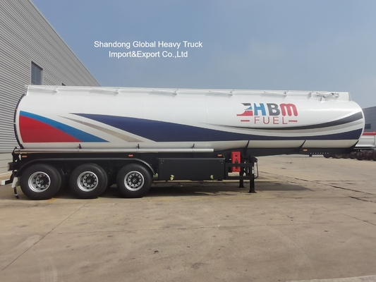 3-osiowa stalowa naczepa cysterna do oleju 45000L