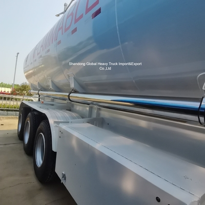 3-osiowa stalowa naczepa cysterna do oleju 45000L