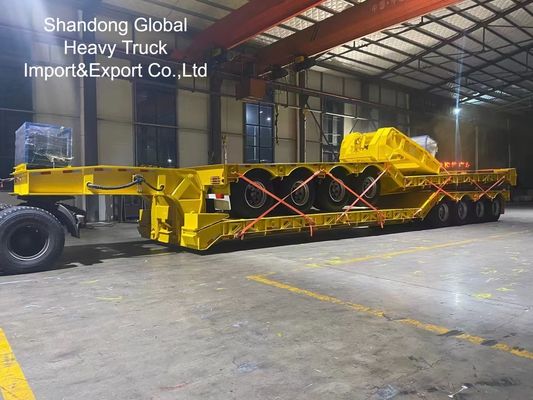 40-stopowa, wytrzymała naczepa platforma trójosiowa - certyfikat ECE, CE