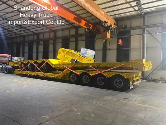 40-stopowa, wytrzymała naczepa platforma trójosiowa - certyfikat ECE, CE