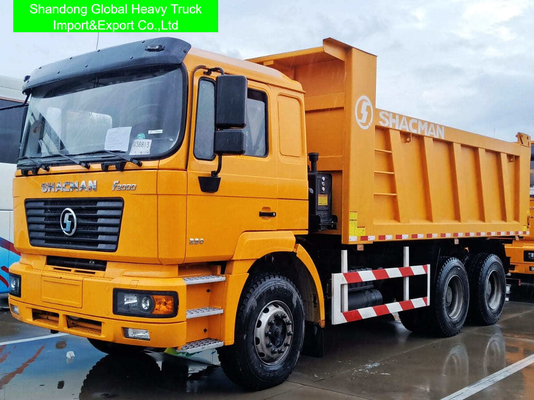 Nowy lub używany wywrotka Shacman 6x4 z silnikiem Euro 2, 10-biegową skrzynią biegów i specyfikacją 8329x2490x3450mm