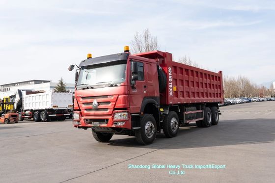 Ciężarówka wywrotka HOWO Tipper Truck 371KM 375KM 8X4 Ładowność 40-60 ton w doskonałym stanie dla Afryki