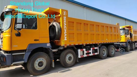 Shacman F3000 8×4 Dump Truck z silnikiem diesla o mocy 400 KM i przednim systemem podnoszenia do ciężkich konstrukcji