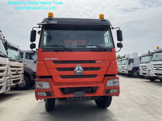 Ciężki samochód wywrotka HOWO-7 8x4 z oponami 12.00R20, zbiornikiem paliwa 400L i skrzynią ładunkową 8600×2300×1500 mm