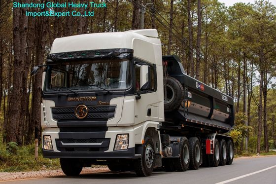 Ciężki wózek ciągnikowy Shacman F3000 z zbiornikiem paliwa o pojemności 400-600 l i trwałym podwoziem do transportu dalekobieżnego