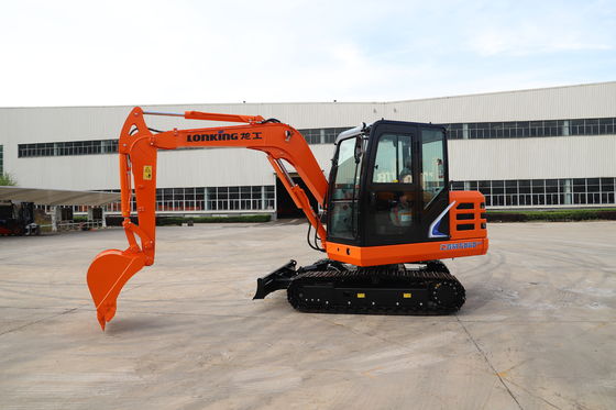 Lonking 6 Ton Hydraulic Mini Excavator z silnikiem o mocy 15,4 kW/2400 obr./min i wymiarami 5900*2000*2600 mm