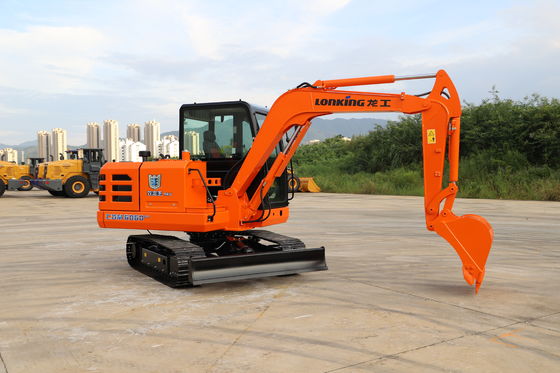 Lonking 6 Ton Hydraulic Mini Excavator z silnikiem o mocy 15,4 kW/2400 obr./min i wymiarami 5900*2000*2600 mm