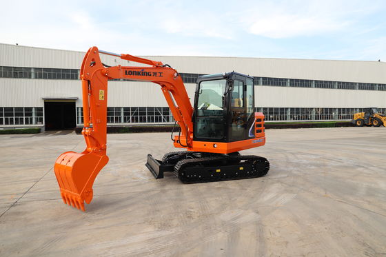 Lonking 6 Ton Hydraulic Mini Excavator z silnikiem o mocy 15,4 kW/2400 obr./min i wymiarami 5900*2000*2600 mm