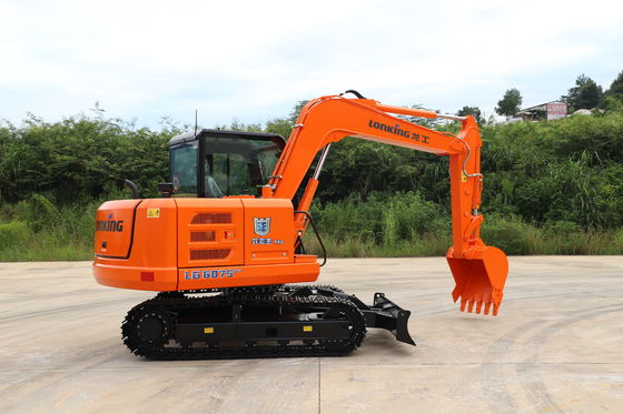 7 Ton Electric Drive Mini Crawler Excavator with 0.25-0.30 m³ Bucket Capacity