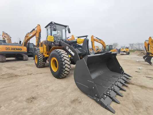 XCMG ZL50GN 5t Nominated Load Wheel Loader o nominalnej mocy 162 kW i pojemności wiadra 3m3 do budowy dróg