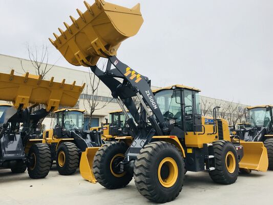 XCMG ZL50GN 5.5t Nominated Load Wheel Loader z 162kW mocą nominalną i Rock Bucket dla budownictwa