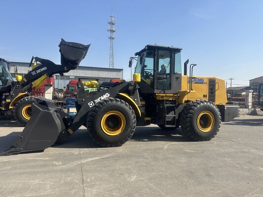 XCMG ZL50GN 5.5t Nominated Load Wheel Loader z 162kW mocą nominalną i Rock Bucket dla budownictwa