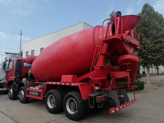 2026 Brand New HOWO Mobile Concrete Mixer Truck with 8m³ - 12m³ Drum Capacity and Self-Loading System for Kenya Infrastructure