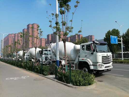 12 pojemności sześciokątowej 6x4 układ napędowy Euro 2 Standardowa norma emisji Ciężarówka do mieszania betonu do ciężkiej budowy