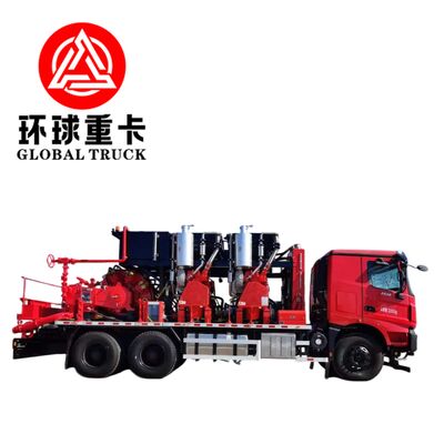 Ciężarówka do szczelinowania hydraulicznego XYLC2500 8x6 o mocy 2500 KM i ciśnieniu 15 000 psi do wydobycia ropy i gazu ze złóż niekonwencjonalnych