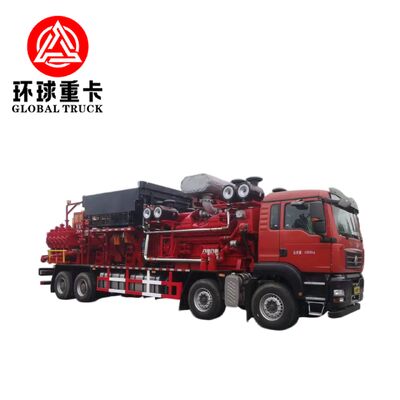 Ciężarówka do szczelinowania hydraulicznego XYLC2500 8x6 o mocy 2500 KM i ciśnieniu 15 000 psi do wydobycia ropy i gazu ze złóż niekonwencjonalnych