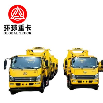 HOWO 4×2 350hp Diesel Crash Cushion Truck z podnośnikiem nożyczkowym dla Nigerii Bezpieczeństwo drogowe i ochrona strefy budowlanej