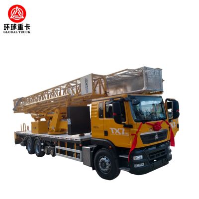 HOWO Sinotruk Sitrak Diesel Powered Bridge Inspection Vehicle with Folding Boom Lift and Euro 5/6 Engine for 14-22 Meters Working Depth