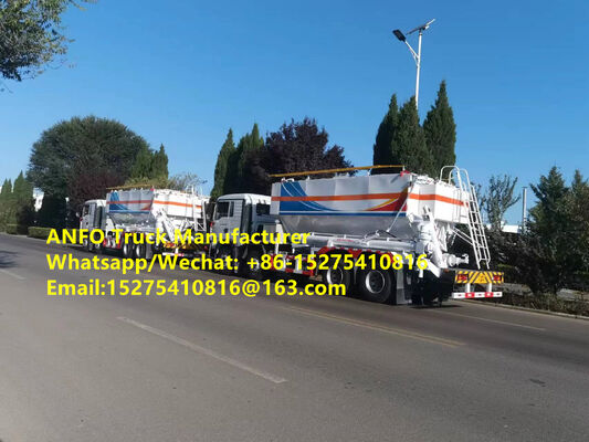Niższa cena Wysoka jakość Эрдэнэт Тавантолгой 15/20/25T газар дээр нь холих, цэнэглэх машин ANFO тэсрэх бодисын ачааны машин Эмульс Монголын нthoughрсний тspoken хвимрийн уурхайн тэсэлгээний лѯйлчилгээ MMU