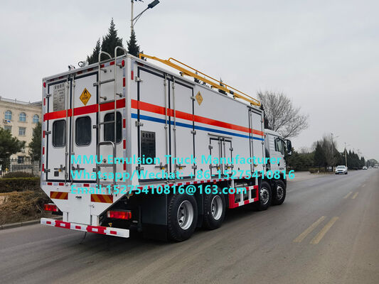 Good quality smart ORICA 15/20/25Ton on-site mixing and charging emulsion truck bulk explosive loading truck Mongolia Mining Blast service Kazakhstan Uzbekistan Indonesia Congo DRC GUINEE Tanzania MMU