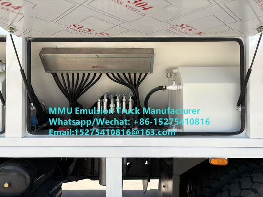 CIĘŻARÓWKA DO ŁADOWANIA EMULSJI SHACMAN 20/25 TON DO DOSTARCZANIA MASOWYCH MATERIAŁÓW WYBUCHOWYCH NA BAZIE EMULSJI DO WILGOTNYCH LUB SUCHYCH OTWORÓW STRZELNICZYCH Rosja, Kazachstan, Uzbekistan, Indonezja, KONGO DRC, Zambia, Zimbabwe, Tanzania, Ghana, Gwinea