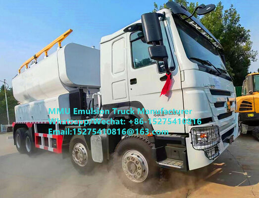 HOWO 20TON MIXING AND CHARGING EMULSION BULKMASTER EXPLOSIVES VEHICLE FOR WET OR DRY BLASTHOLES MANUFACTURES AND DELIVERS UP TO THREE DIFFERENT BULK EXPLOSIVES IN ONE PASS FOR OPERATIONAL EFFICIENCY