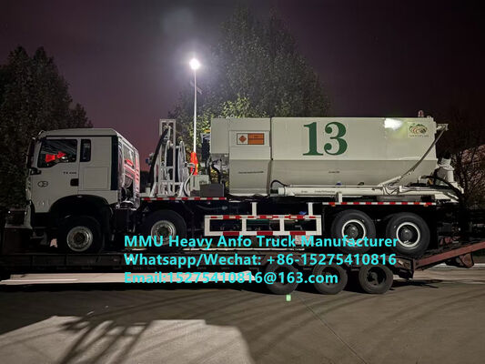 Orica Bulk Ciężarówka do mieszania i ładowania wielofunkcyjnych ciężkich materiałów wybuchowych z oleju amonowego Ciężarówka 15/20/25Ton Ciężka emulsja ANFO Ciężarówka Rosja/Kazachstan/Uzbekistan/Indonezja/Guinea Mining Blasting Service