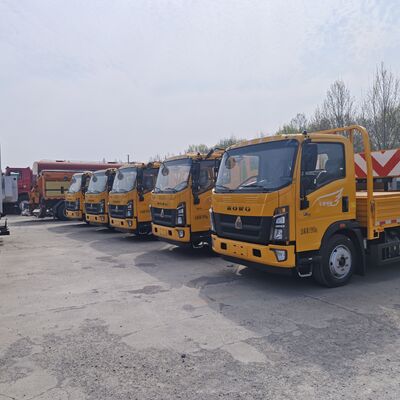 HOWO 4×2 Diesel Engine Crash Cushion Truck z hydraulicznym układem sterowania i modułową konstrukcją pochłaniającą energię dla bezpieczeństwa na drodze