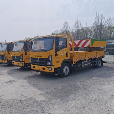 HOWO 4×2 Diesel Engine Crash Cushion Truck z hydraulicznym układem sterowania i modułową konstrukcją pochłaniającą energię dla bezpieczeństwa na drodze