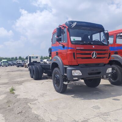 BEIBEN 2638 6×4 ciężka ciężarówka górnicza z silnikiem WEICHAI o mocy 380 KM i ładunkiem 25-35 ton do operacji górniczych