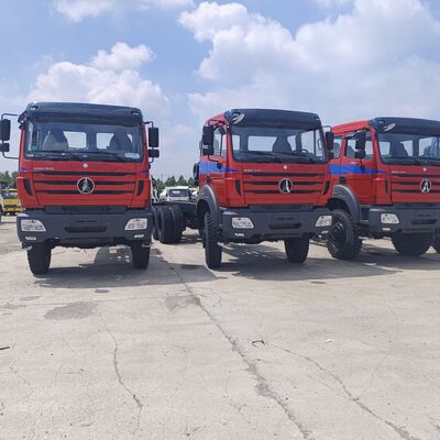 BEIBEN 2642 6×4 ciężka ciężarówka z silnikiem WEICHAI o mocy 420 KM i ładunkiem 25-35 ton do górnictwa i budownictwa