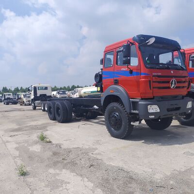 BEIBEN 2648 6×4 ciężka ciężarówka górnicza z silnikiem WEICHAI o mocy 480 KM i ładunkiem użytecznym 30-40 ton do transportu miedzi i kobaltu