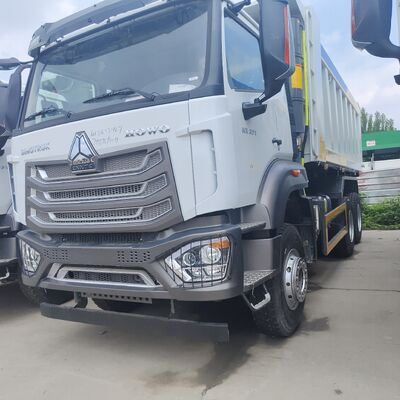 Wywrotka górnicza HOWO NX 6×4 z silnikiem o mocy 400 KM i wywrotką w kształcie litery U do transportu ciężkiego