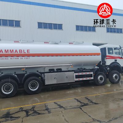 Ciężarówka cysterna Beiben 8x8 35 000L do transportu paliwa, terenowa, do kopalni w Kongo