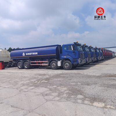 Cysterna paliwowa HOWO NX 8x4 o pojemności 30000L, ciężka cysterna dieslowska na rynek Ghany