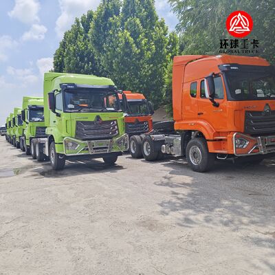 Nowa głowica ciągnika Sinotruk HOWO NX 6x4 371KM z silnikiem Diesla do transportu naczep