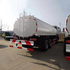 Białe 10 kół 6000 galonów 6x4 Ciężarówka cysterna Euro 2 Ręczna skrzynia biegów