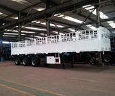 30-100 ton 4 osie Naczepy do transportu ciężkich ładunków Zwierzęta gospodarskie Trzcina cukrowa Tyczenie ogrodzenia 13m