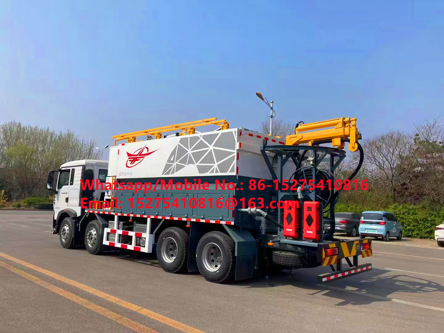 Wyrafinowane wykonanie China TREAD 15/20/25T BCRH-20 ANFO mieszana emulsja na miejscu masowo ANFO Ciężarówki mobilne materiały wybuchowe Jednostka produkcyjna Mongolia KONGO DR KONGO PERU GHANA ZIMBABWE Wybór górniczy MEMU MMU