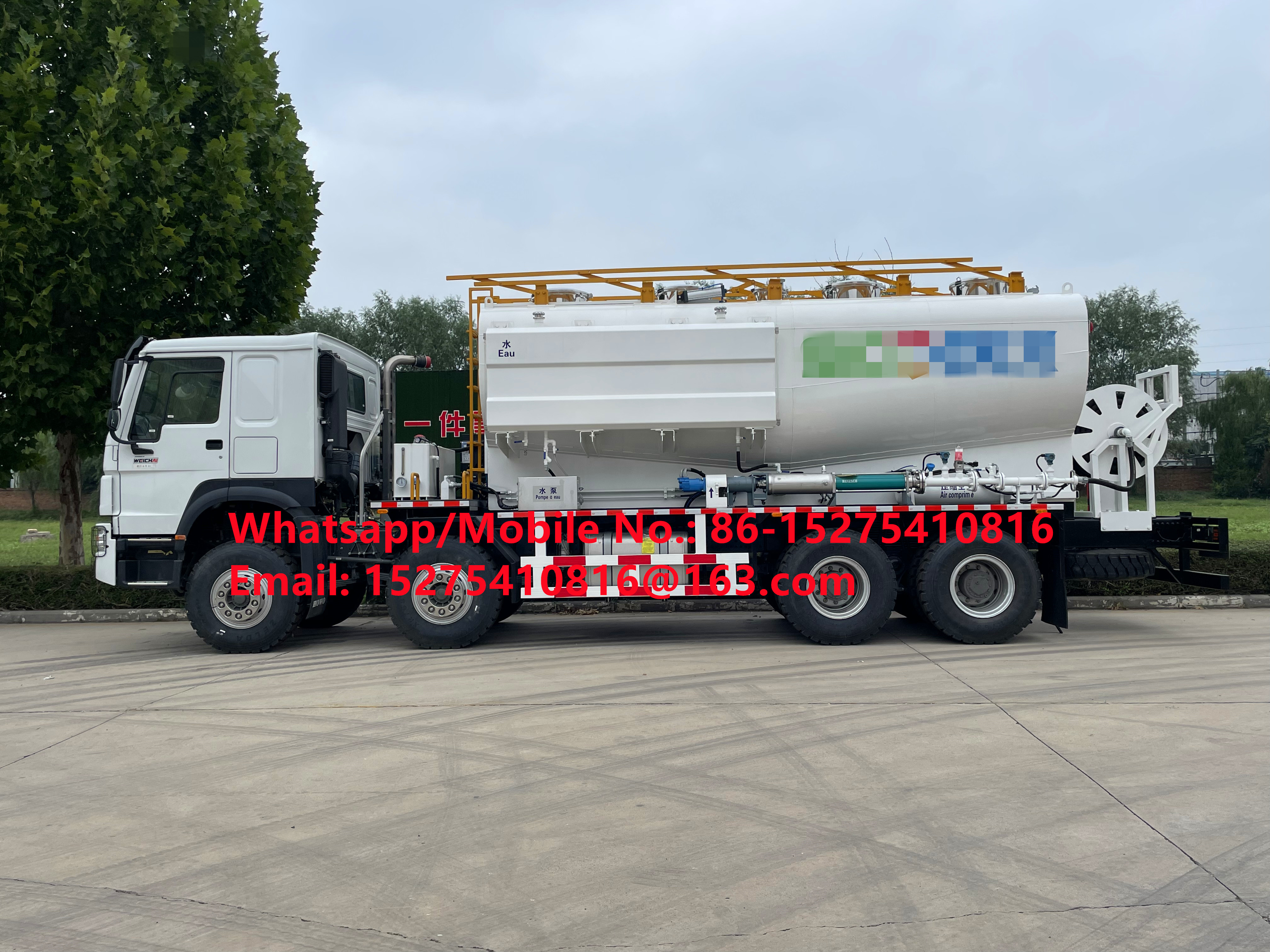 Trwałe zamówione China TREAD 15/20/25T BCRH-20 ANFO mieszana emulsja na miejscu masowe ANFO ciężarówki mobilne materiały wybuchowe Jednostka produkcyjna Mongolia KONGO DR KONGO PERU GHANA ZIMBABWE Wykopaliskowy wybuch MEMU MMU