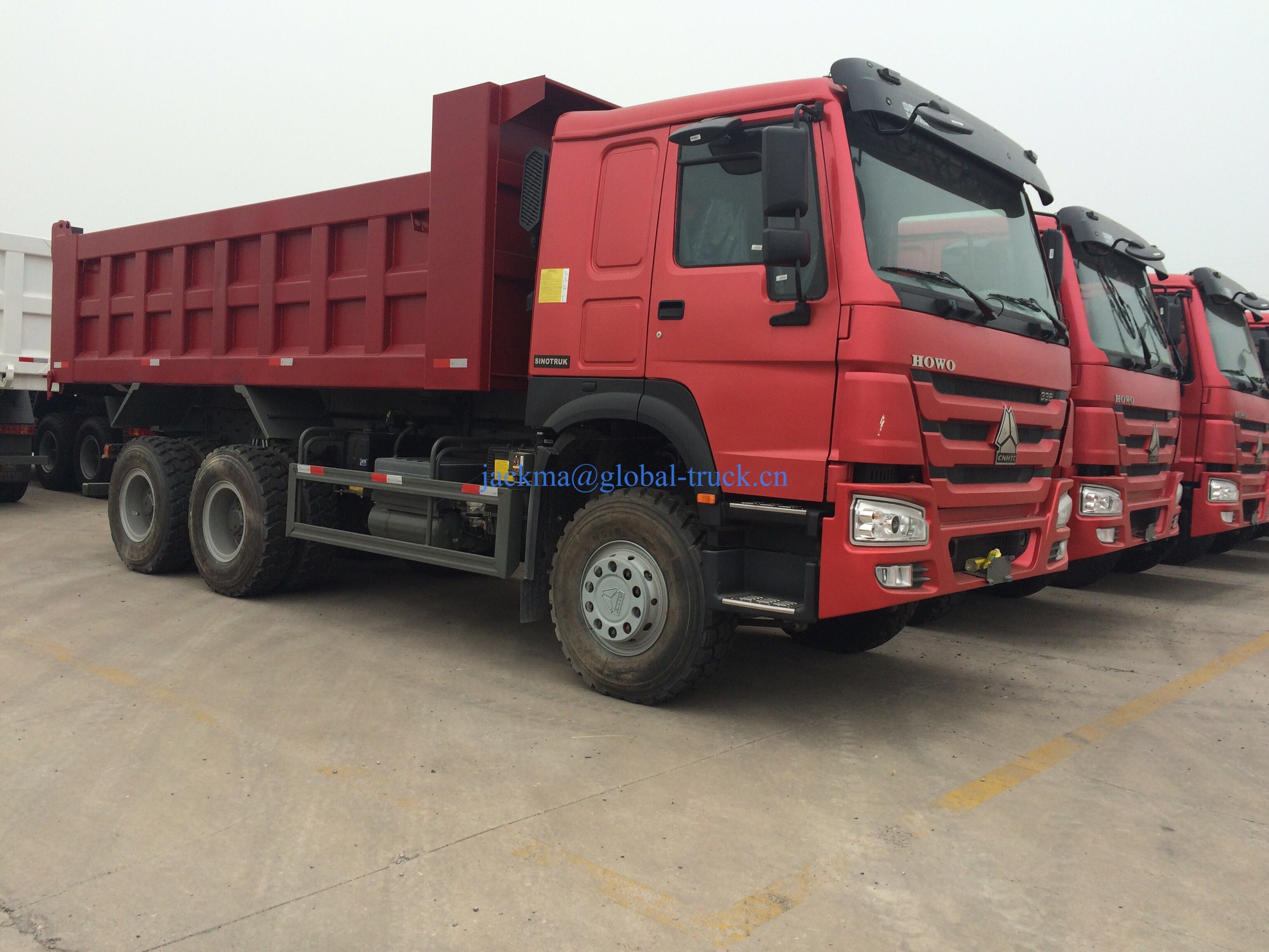 Stosowany 6x4 dump truck SINOTRUK HOWO 10 ton Koła Stosowany dump truck