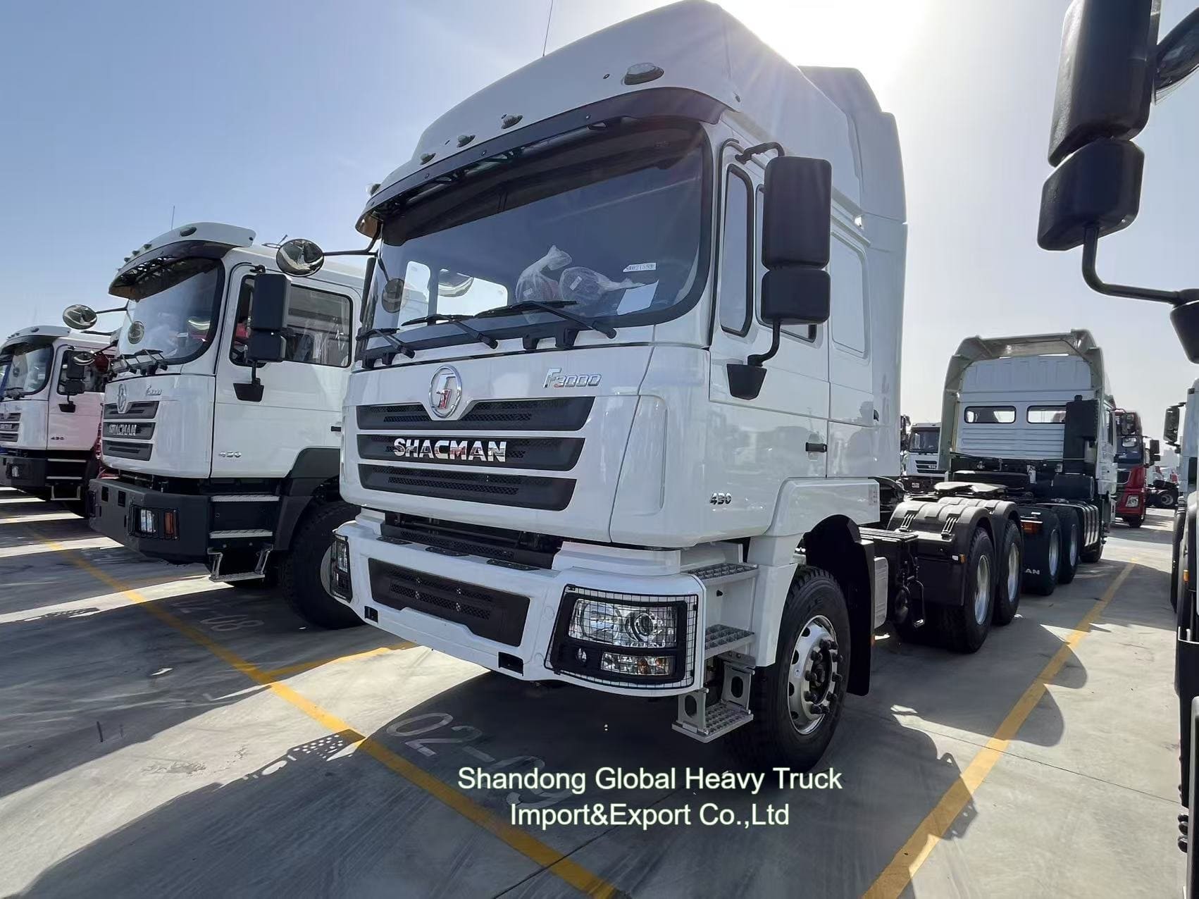 Shacman Wyrzucanie ciężarówki głowica ciągnika używany Shacman F3000 X3000 6X4 371HP używany Wyrzucanie ciężarówki