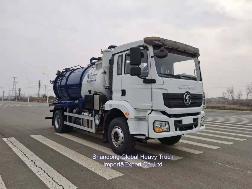 DONGFENG 4*2 5000L Waszynowo-próżniowy wózek ściekowy o mocy 280 koni mechanicznych do skutecznego zbierania osadu