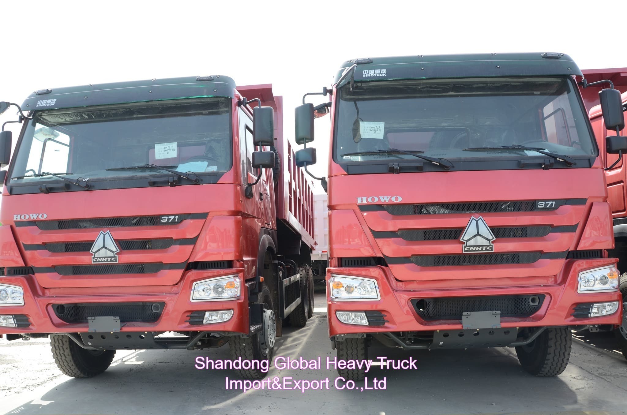 Nowy ciężko napędzany silnik napędowy 6X4 Sino HOWO Mine Sinotruk Mining Tipper Tipping Dump Truck