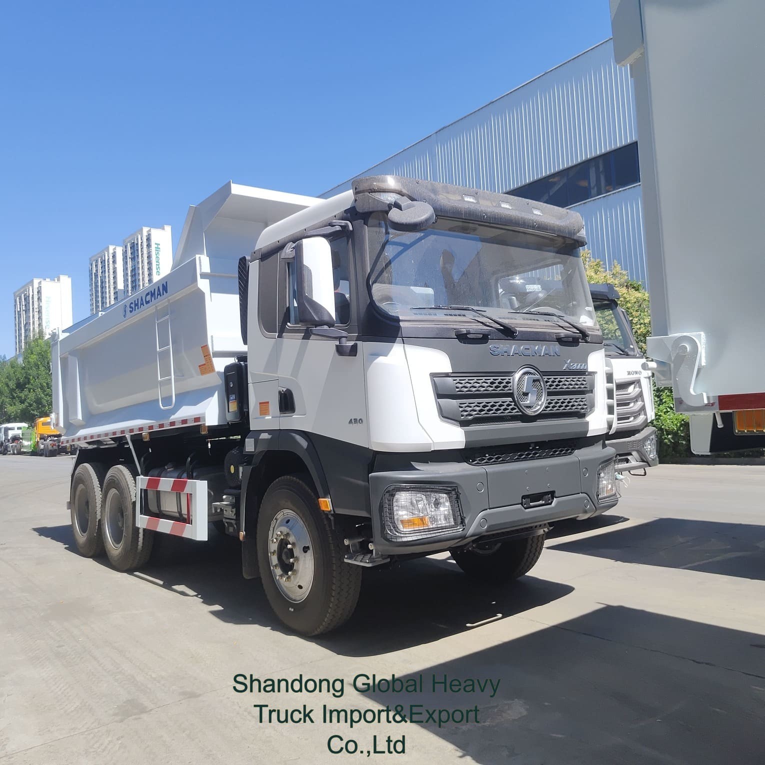 Ciężki używany wózek wywrotka Shacman X3000 F3000 do transportu w kopalniach 6X4 340 KM Wywrotka na sprzedaż