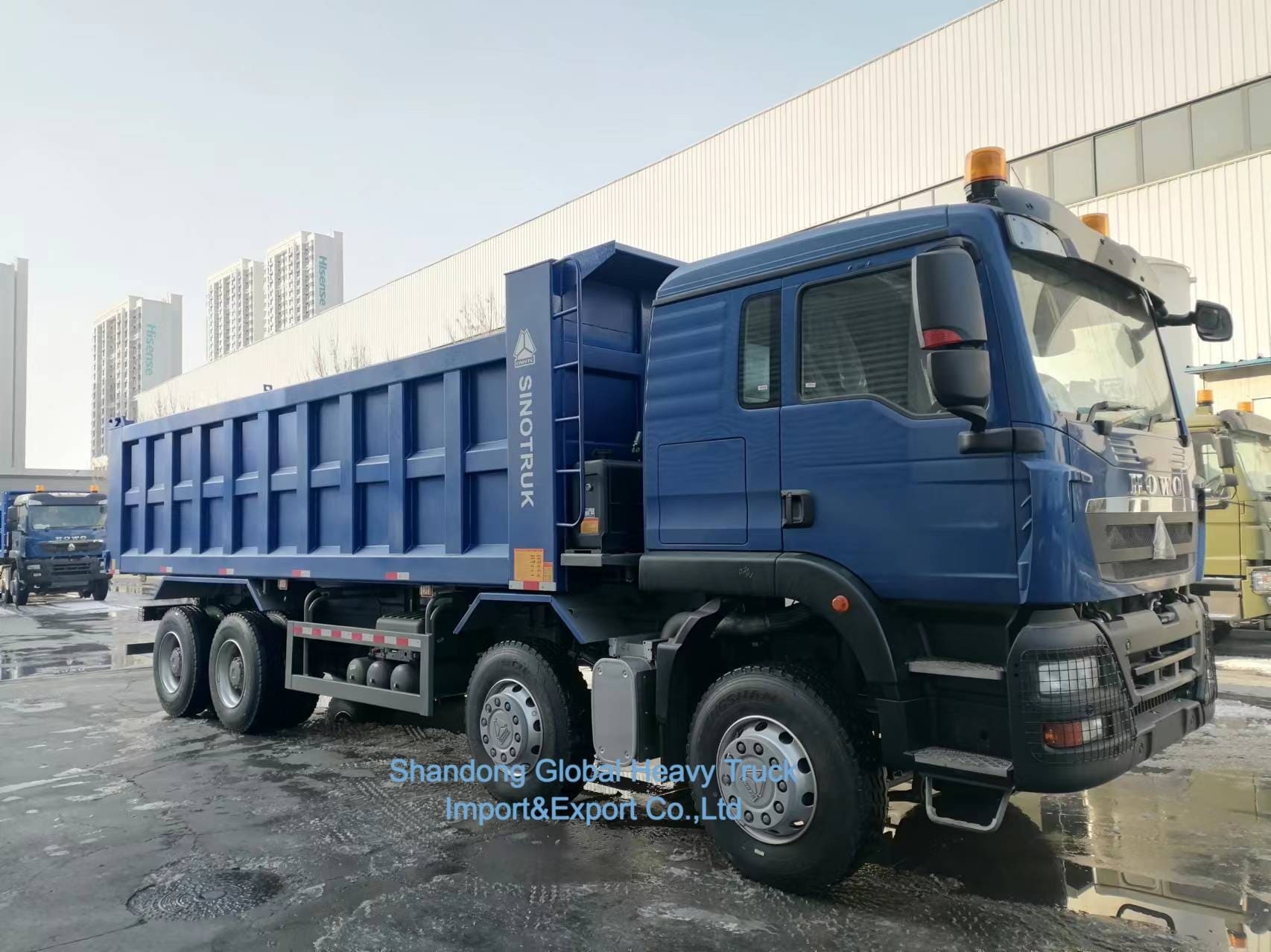 Siontruk HOWO Tx 400KM 500KM Ładunkowa ciężarówka Euro 5 6*4